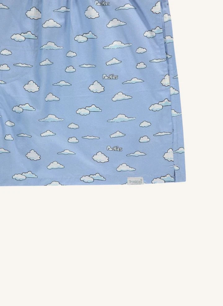 Pockies - "Clouds" Boxer Shorts | Light Blue
