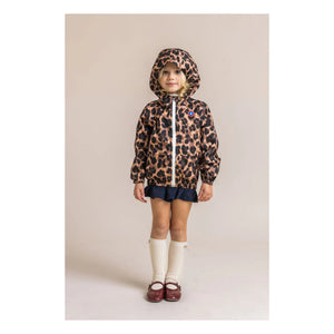 Flotte - Waterproof Windbreaker Bastille Leopard Recycled Fibers | Brown
