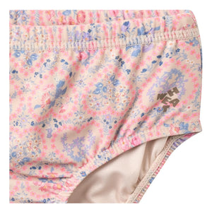 Wheat - Cilia Fleurie Recycled Fibre Baby Swimsuit | Light Pink