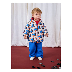 Bobo Choses - Bebek Çift Taraflı Geri Dönüştürülmüş Elyaf Su Geçirmez Mont | Mavi