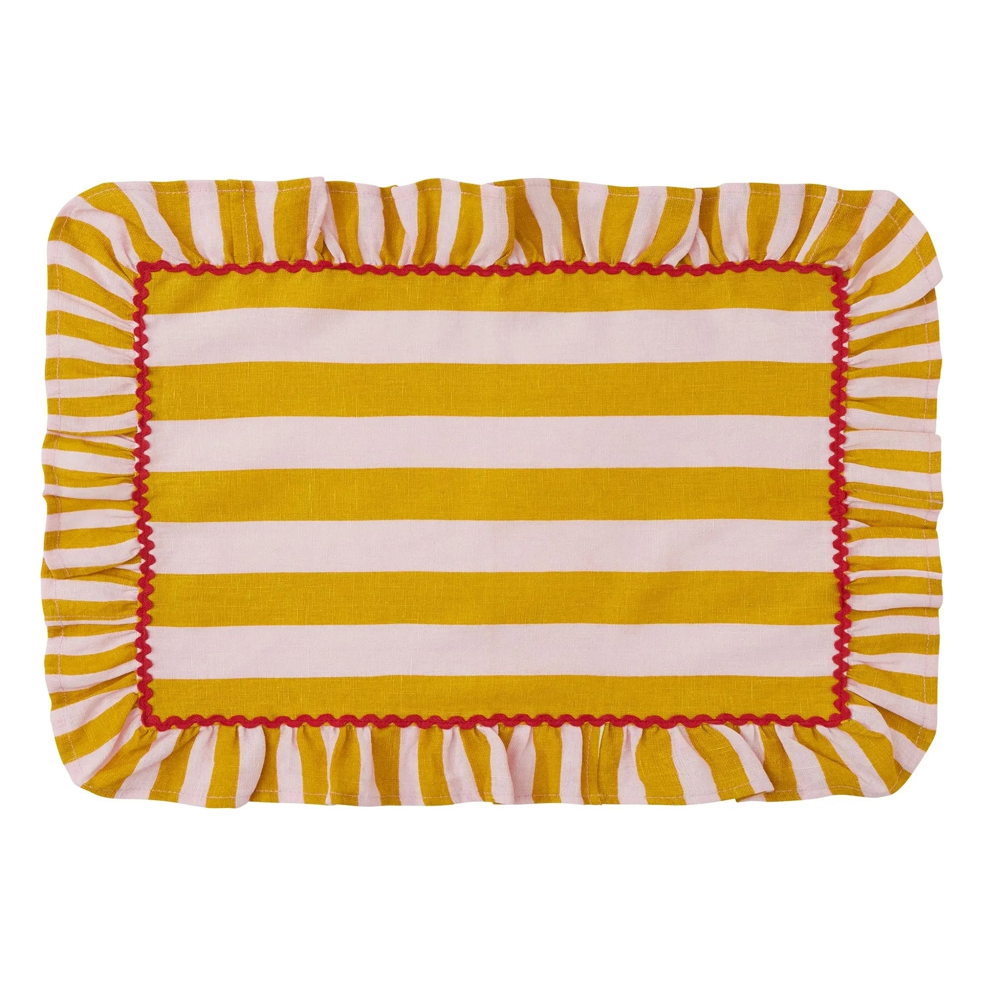 Bitossi - Striped American Table Runner | Mustard