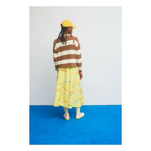 Dr Bloom - Jaleo Checkered Skirt | Yellow