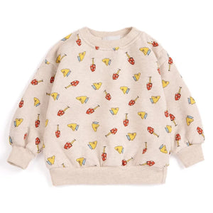 Bobo Choses - Mantar Sweat Organik Pamuk Bebek | Ekru