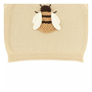 Donsje - Valenthe Abeille Organic Cotton Sweater | Light Yellow