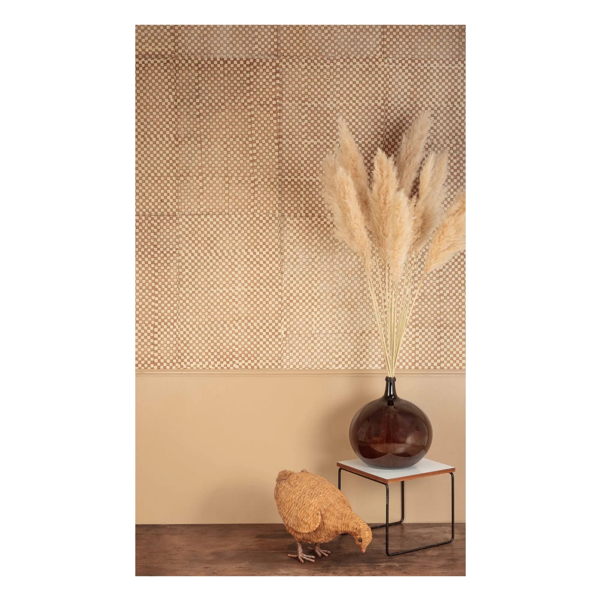 Le Monde Sauvage - Kare Wallpaper - 12 Sheet Set | Brown