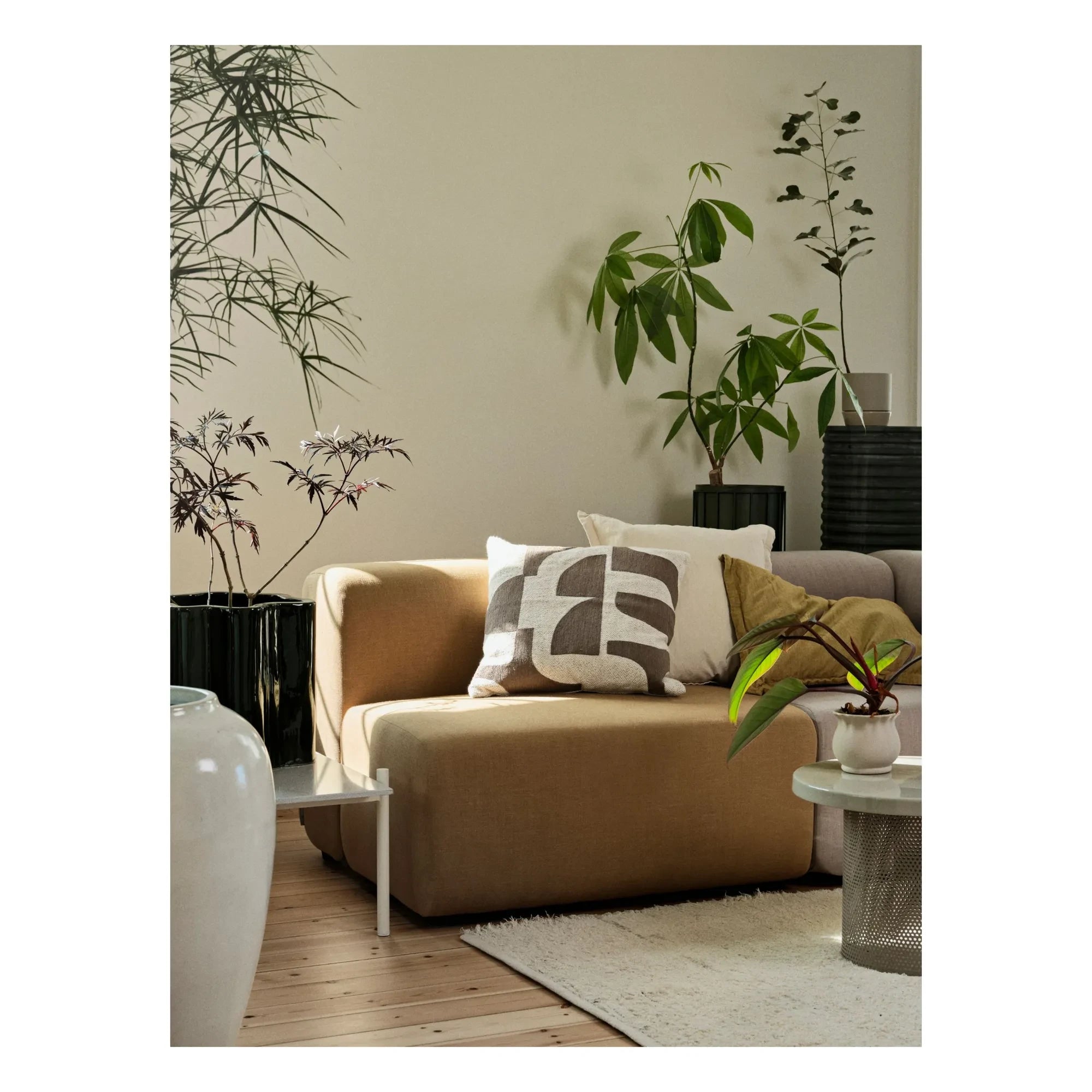 Broste Copenhagen - Mundo Pillow Cover | Frosted Brown