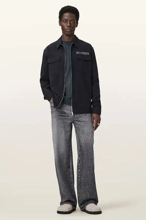 AllSaints wide leg erkek LENNY kot pantolon