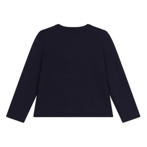 Petit Bateau - Molleton Cardigan | Navy Blue