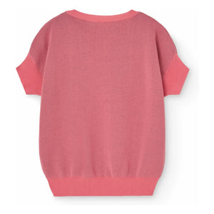 The Animals Observatory - Pink Short-Sleeve Sweater