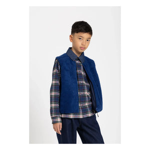 Finger in the Nose - Enara Checkered Shirt | Blue