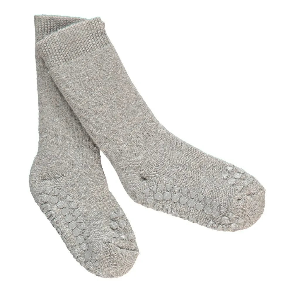 GOBABYGO - Non-Slip Cotton Socks | Gray