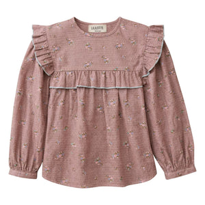 Lililotte - Bianca Fleurie Blouse Organic Cotton | Powder Pink