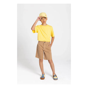 Smallable Kid - Nils Organic Cotton T-shirt | Fluorescent Yellow