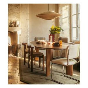 The Socialite Family - Large Brera Pleated Cotton Pendant Lamp - EU Version (220 V) | Sand