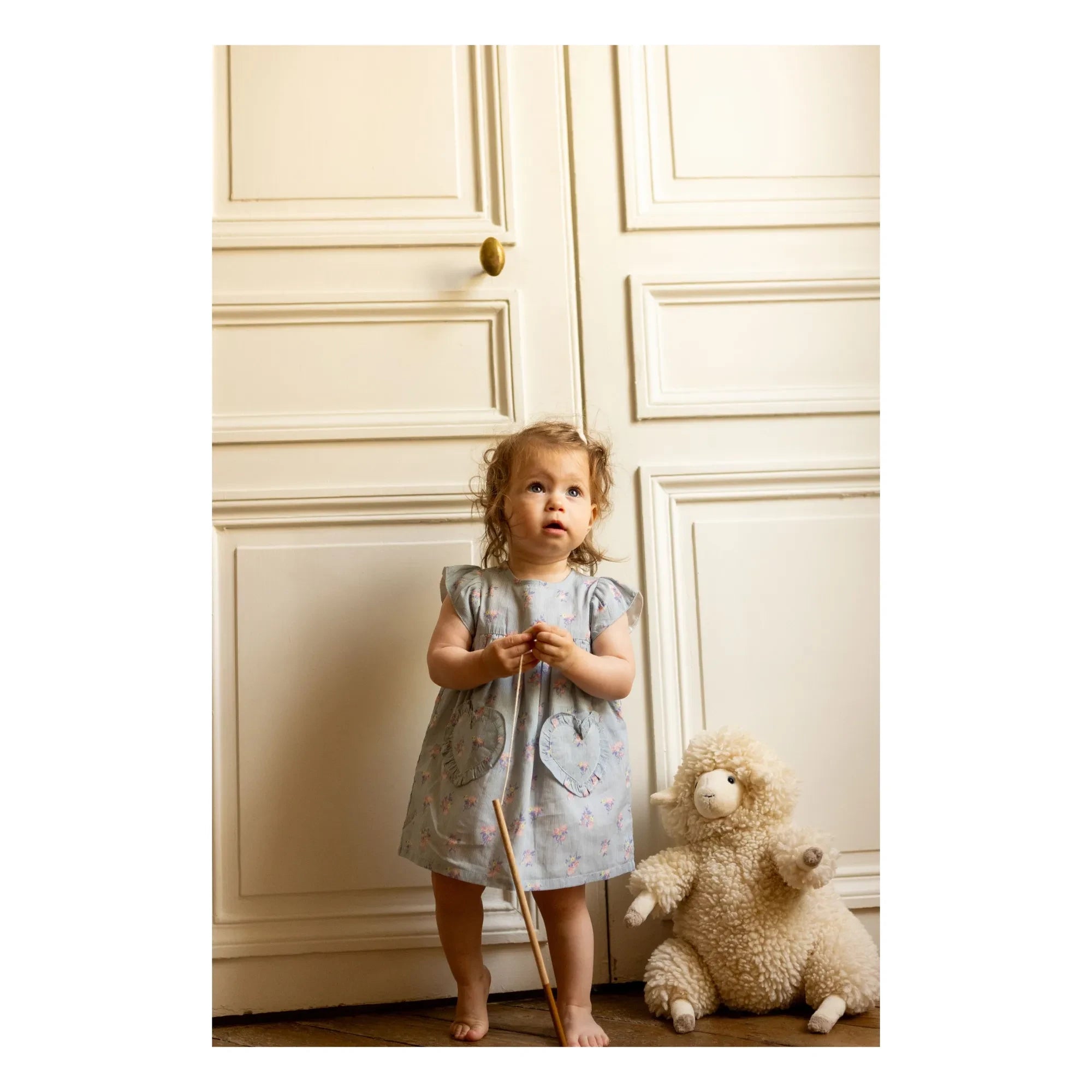 Louis Louise - Ethie Bouquets Dress | Light Blue