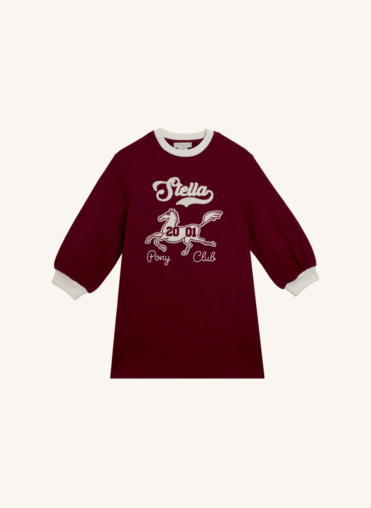 Stella McCartney Kids - Stella Sweat Dress | Dark Red
