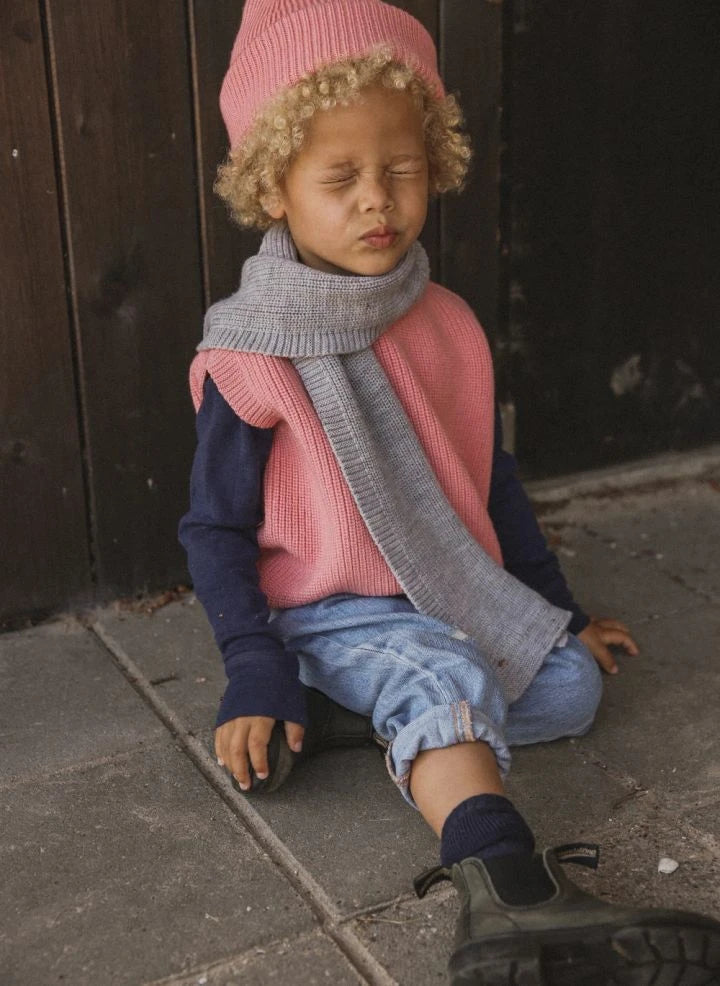 Hvid - Gustave Merino Wool Scarf | Gray