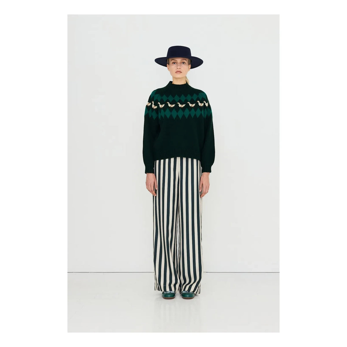The Tiny Big Sister - Goose Feather Wool Sweater | Mavi