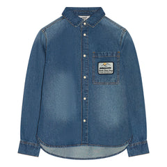 Hundred Pieces - Enzo Denim Shirt | Denim Blue