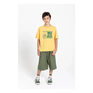 Hundred Pieces - Finn Organic Cotton T-Shirt | Mustard