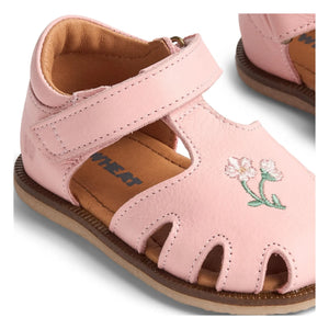 Wheat - Lowe Fleurs Leather Sandals | Light Pink