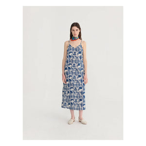 Bobo Choses - Cookery Festival Organic Cotton Dress | Gray