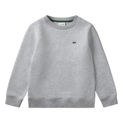 Lacoste - Organik pamuk logo sweatshirt | Heather grey