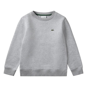 Lacoste - Organik pamuk logo sweatshirt | Heather grey