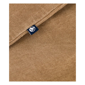 Petit Bateau - Ribbed Overalls | Beige