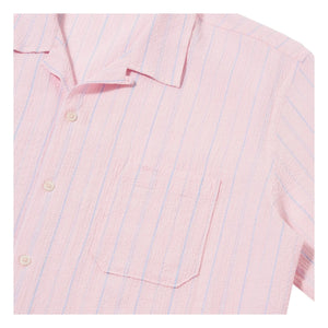 Universal Works - Striped Shirt Road | Pink