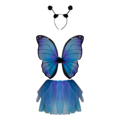 Great Pretenders - Butterfly Wing Skirt and Hat | Blue