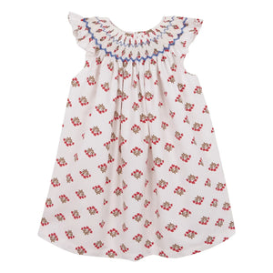 birinit - Monzón Organic Cotton Drawstring Dress | White