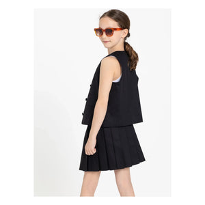 Finger in the nose - Sterling Asymmetric Skirt | Black