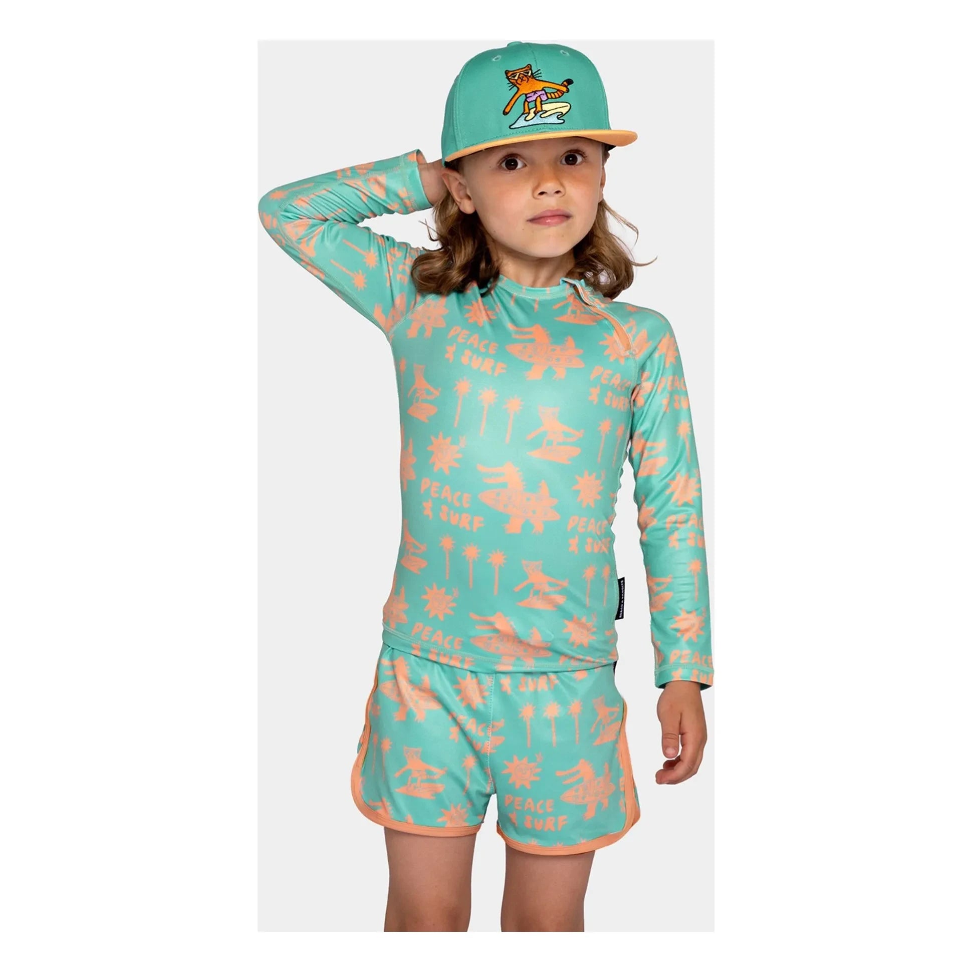 Beach & Bandits - Yaguah Catback UV Protective T-Shirt Made from Recycled Fibers | Green