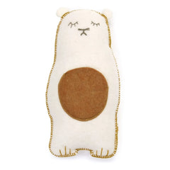 Muskhane - Pasu Grizzly Felt Cushion | Ecru