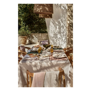 Haomy - Piana II Checkered Tablecloth | Linen