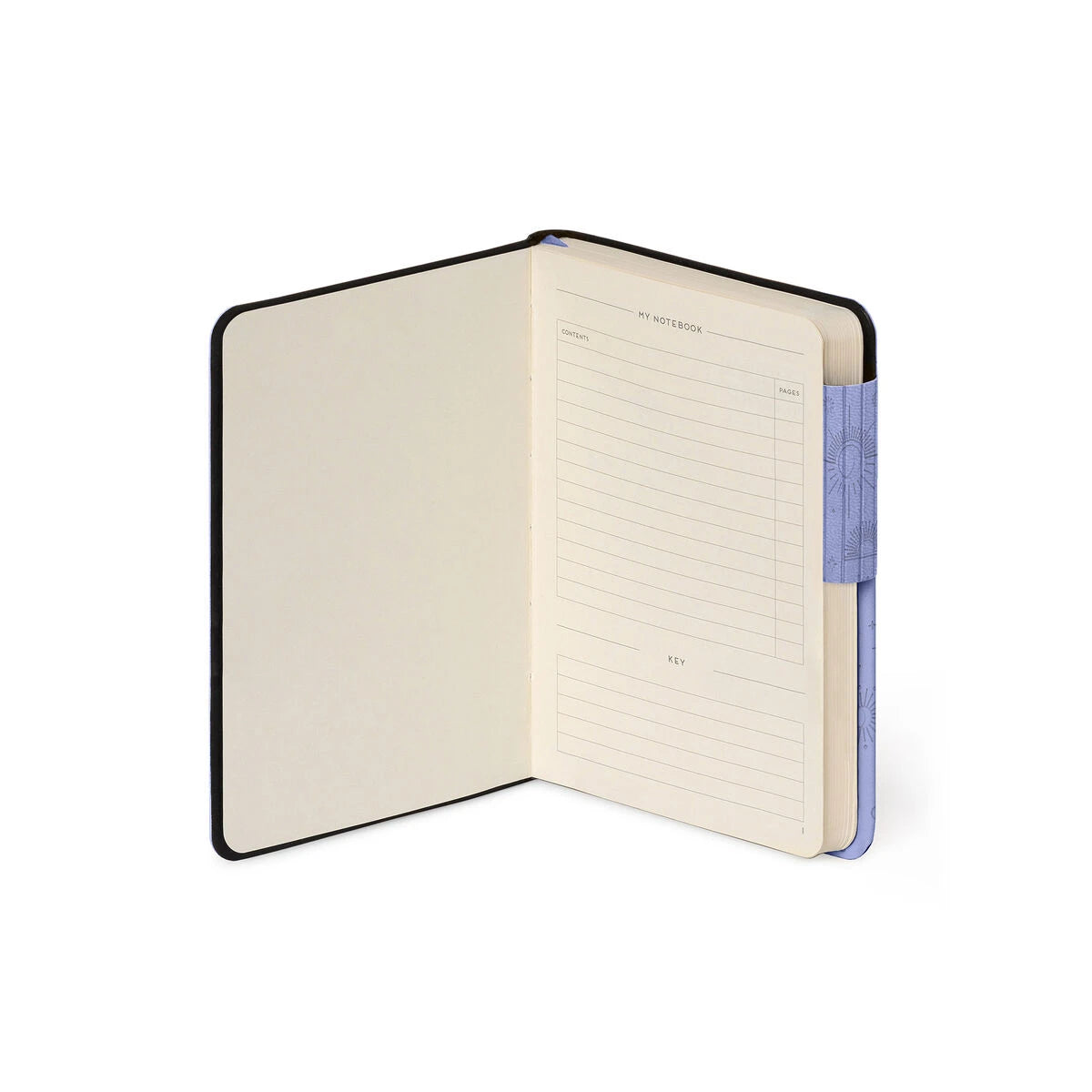 Legami - Notebook with Blank Pages and Monochrome Soft Cover - Cosmic Lilac - My Notebook