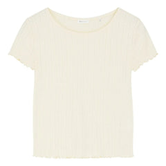 Skall Studio - Edie Cotton T-Shirt | Off-White
