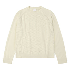 FUB - Pointelle sweatshirt | Off-white