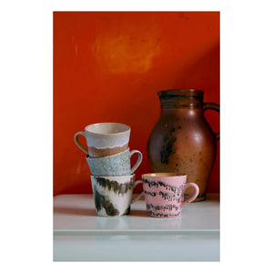 HKliving - Dada Cappuccino Cups - Set of 4
