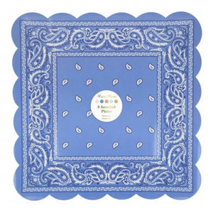 Meri Meri - Western Style Plates - 8-piece Set