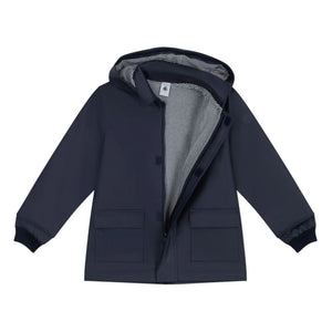 Petit Bateau - Iconic Raincoat Made from Recycled Fibers | Navy Blue