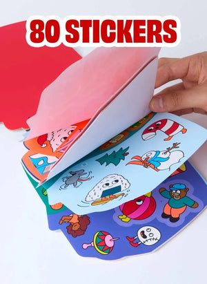 Omy - Christmas Sticker Activity Book