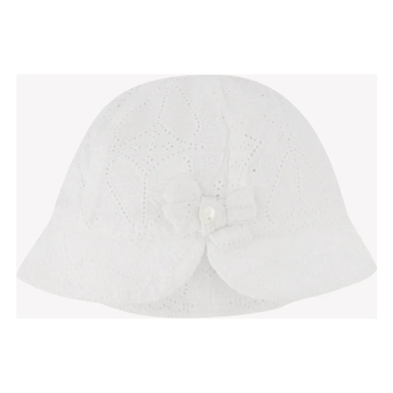 Tartine et Chocolat - Open Knit Hat | White