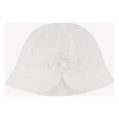 Tartine et Chocolat - Open Knit Hat | White