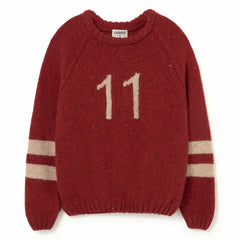 Cozmo - Arles organik pamuklu kazak | Koyu kırmızı