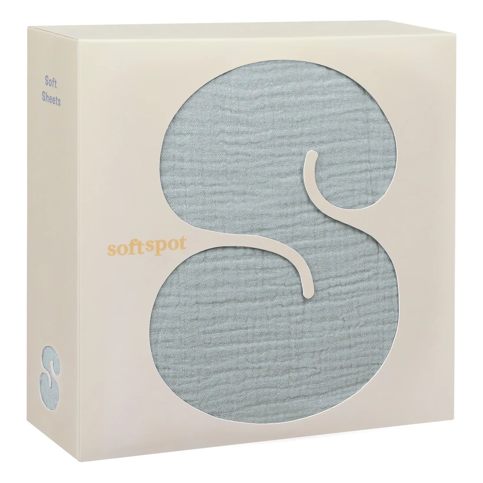 Soft Spot - Organic Cotton Elastic Fitted Sheet | Cloud