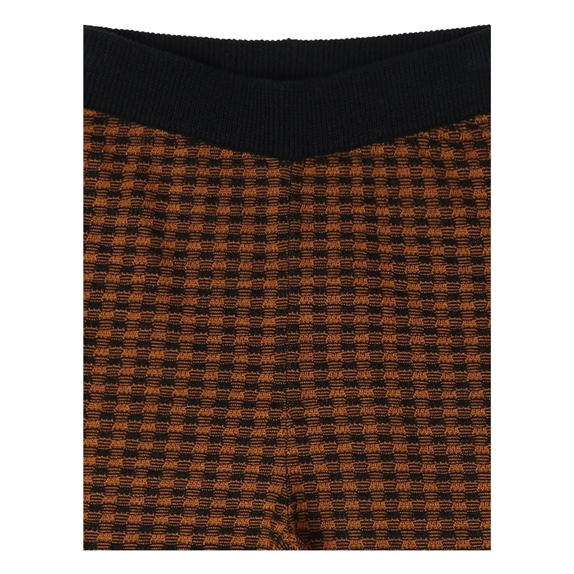 FUB - Carreaux Merino Wool Trousers | Navy