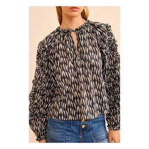 Ulla Johnson - Azrou Blouse | Black