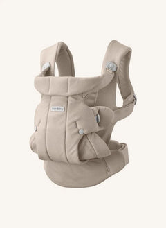 BabyBjörn - Bebek Taşıma Aparatı - Yumuşak Fırçalanmış Dokuma Kumaş, Kum Gri | Kum gri